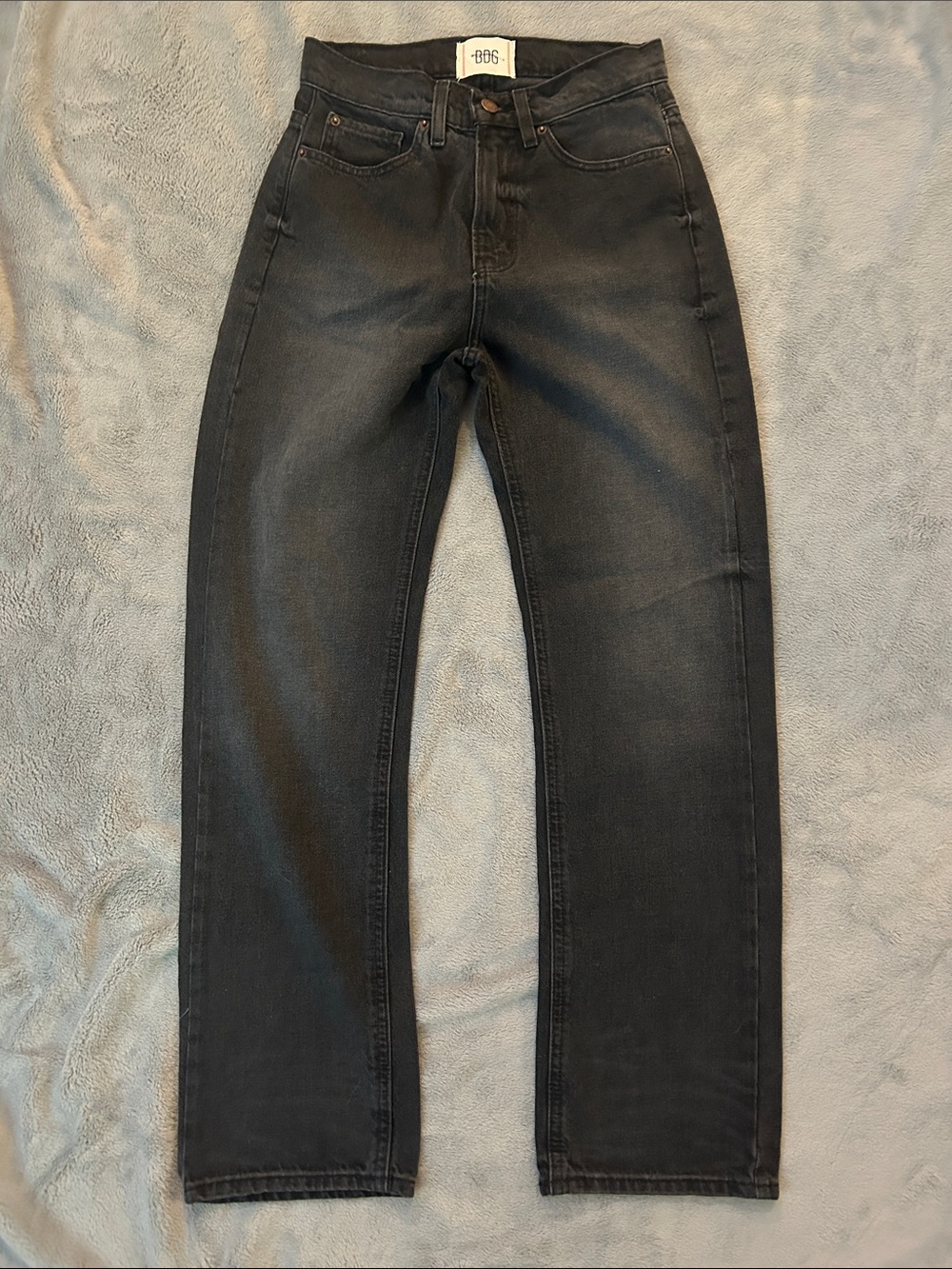BDG Women's Black Straight-Leg Jeans
